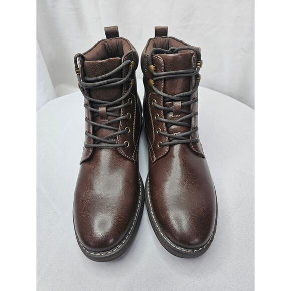 Club Room Men's Westin Lace-Up Boots Tan Size 8M NWT - Picture 3 of 7